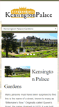 Mobile Screenshot of kensingtonpalace.net